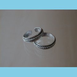 Tring med Flettet Mnster